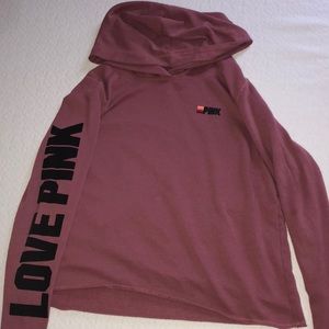 Pink light weight hoodie